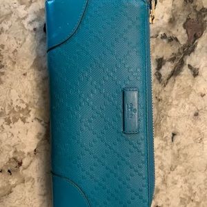 Gucci Continental Diamante Print Continental Wallet